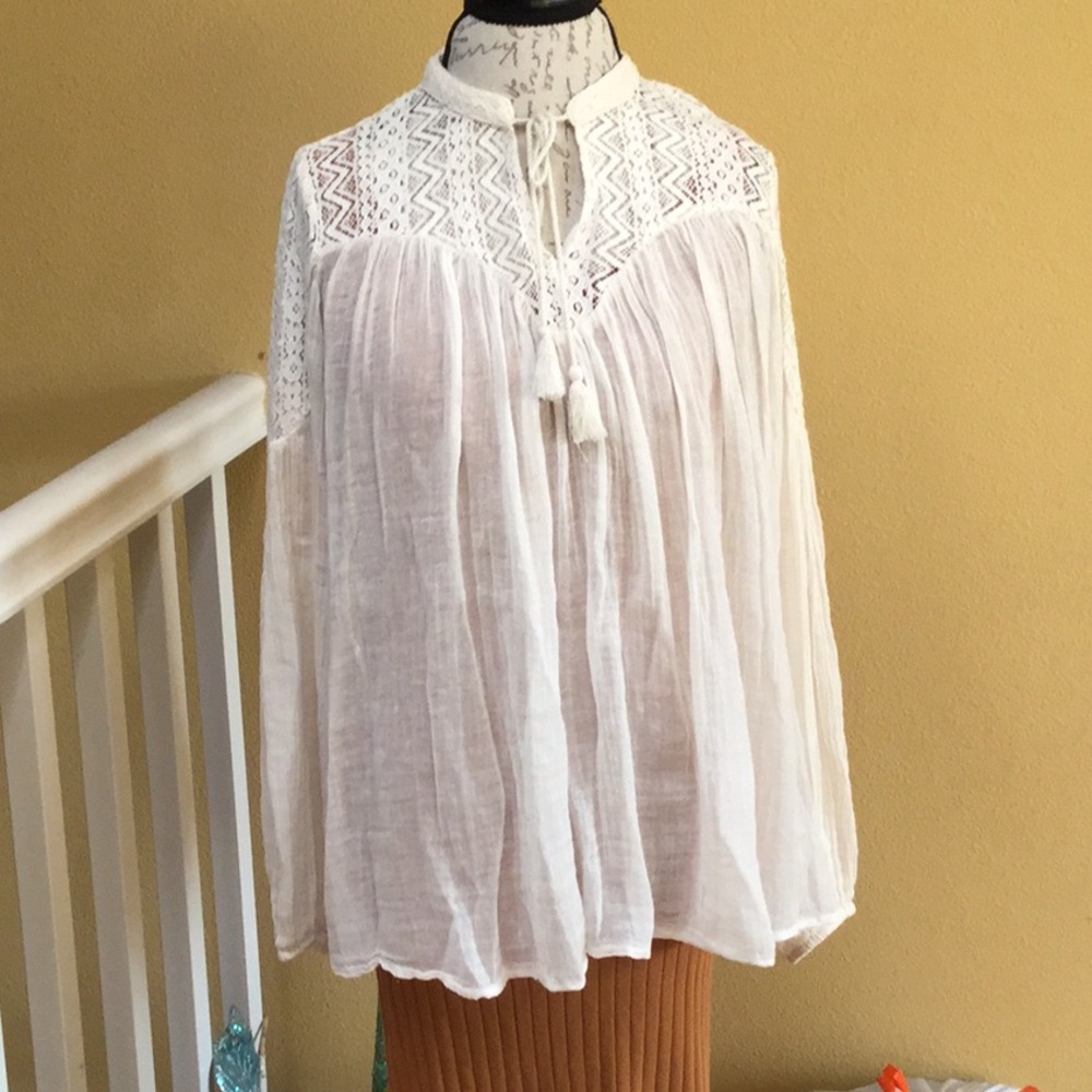 Cream colored Ralph Lauren blouse